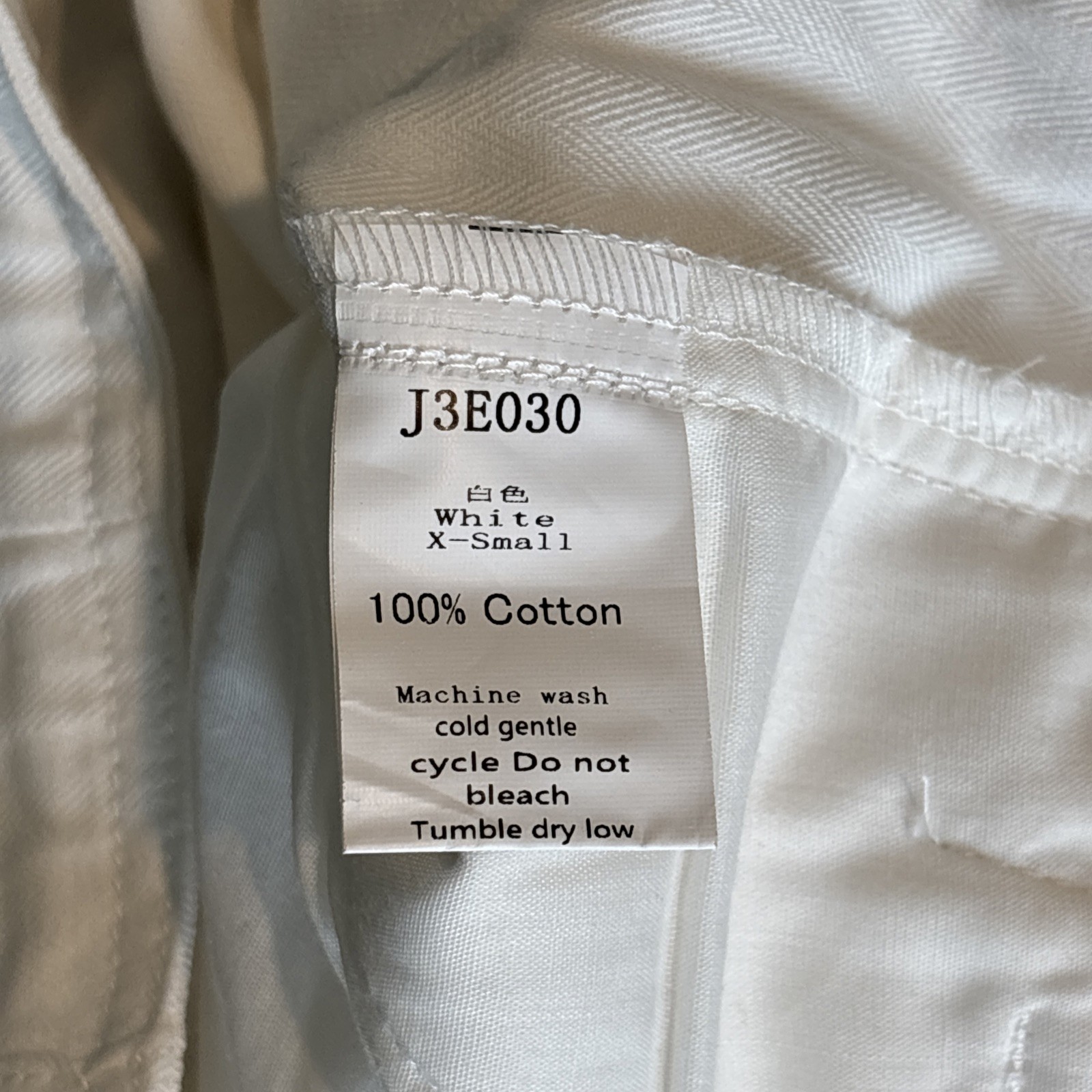 Womens XS Cargo Pants Drawstring Pockets Straight Leg Casual Pants White NWT