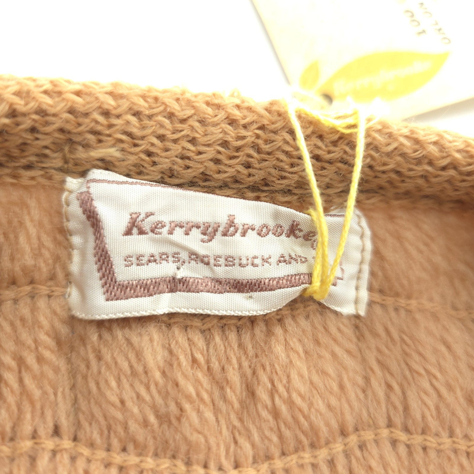 Vintage Kerrybrooke Sears Roebuck Knit Sweater S Acrylic Retro Classic 60s