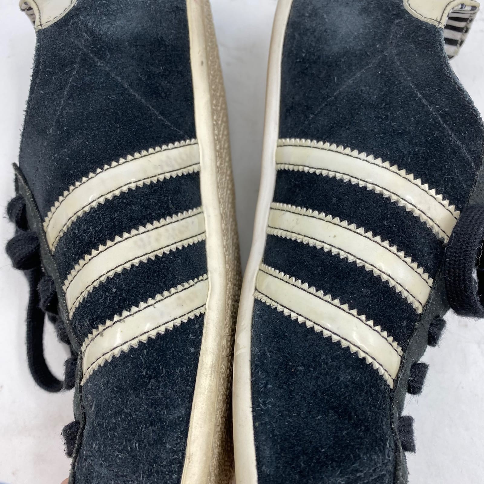 Adidas Black White Suede Sleek Series Sneakers | Women’s Size 6.5