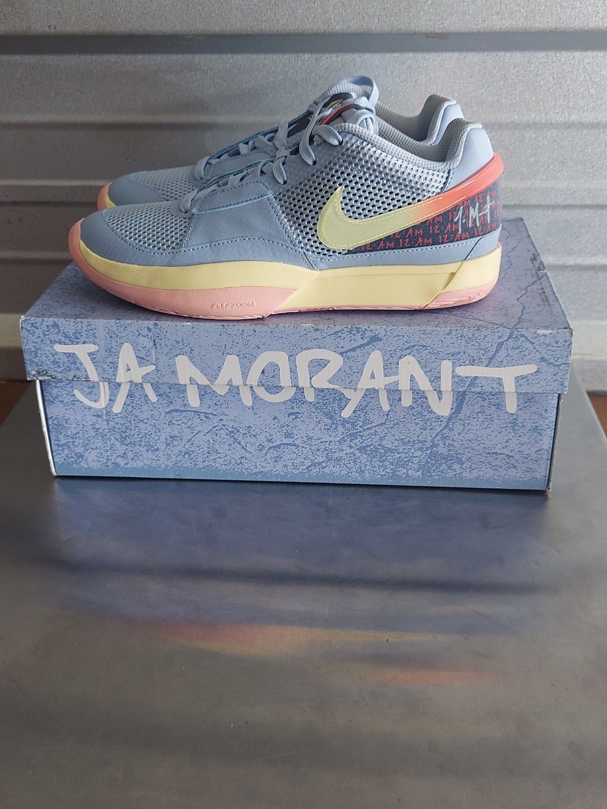 Nike Ja 1 Day One ( JAMORANT) DR8785-400 Cobalt Bliss Citron Tint Basketball