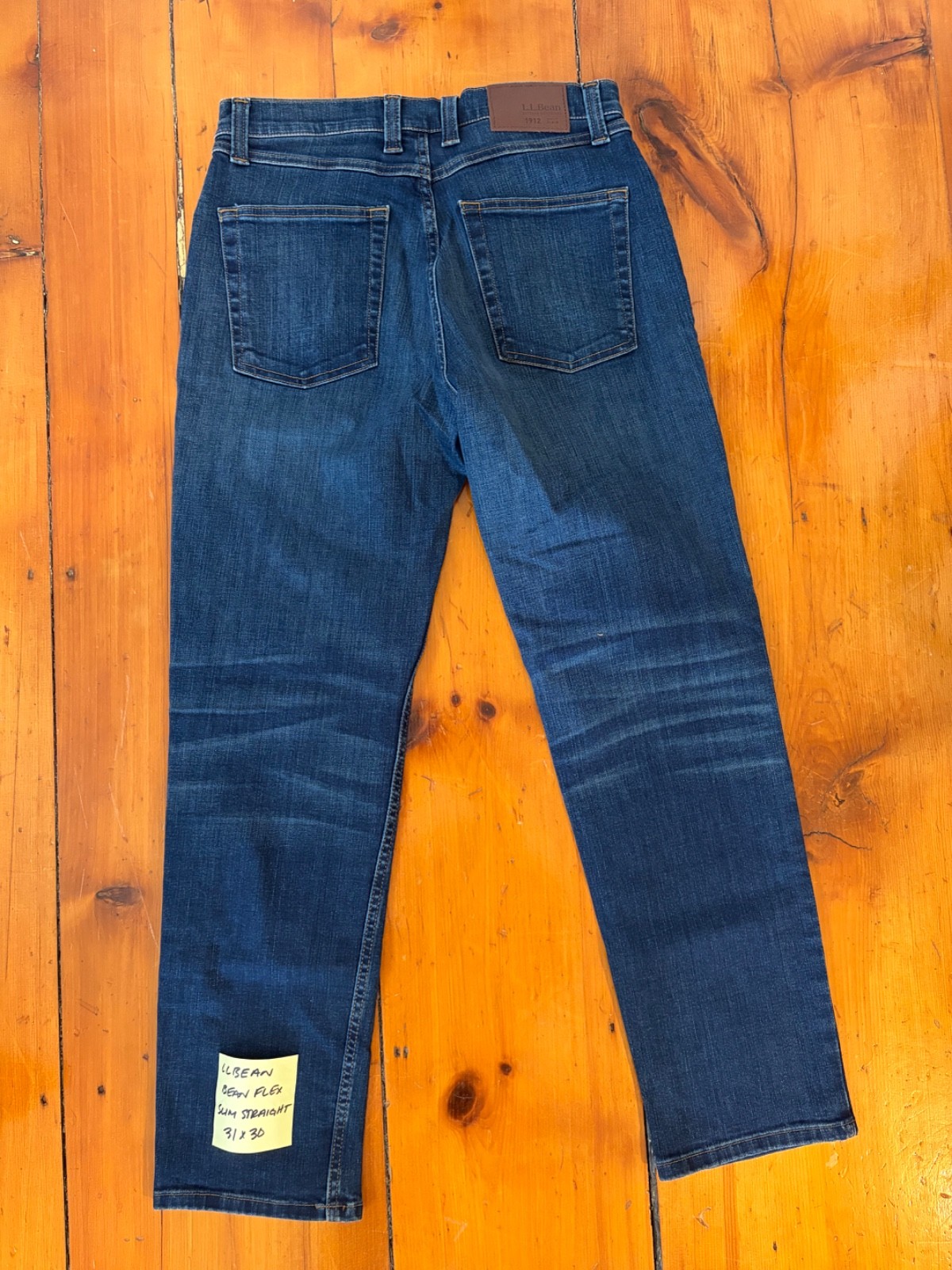 ll bean jeans 31×30; various cuts and styles (see tags); all shades of blue