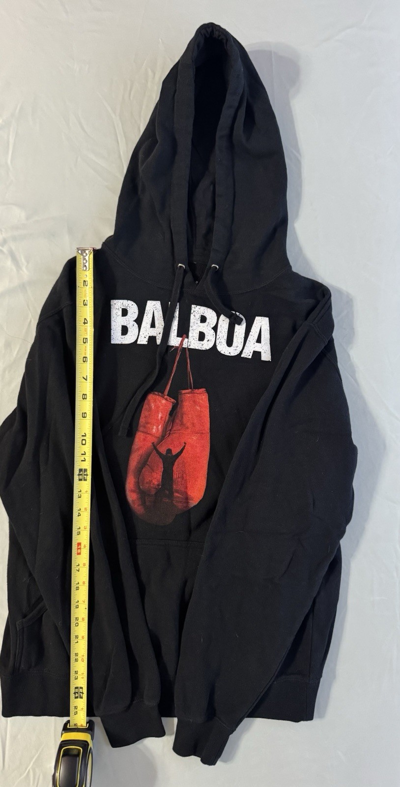Rocky Balboa Men’s Hoodie Mens Medium Boxing Gloves