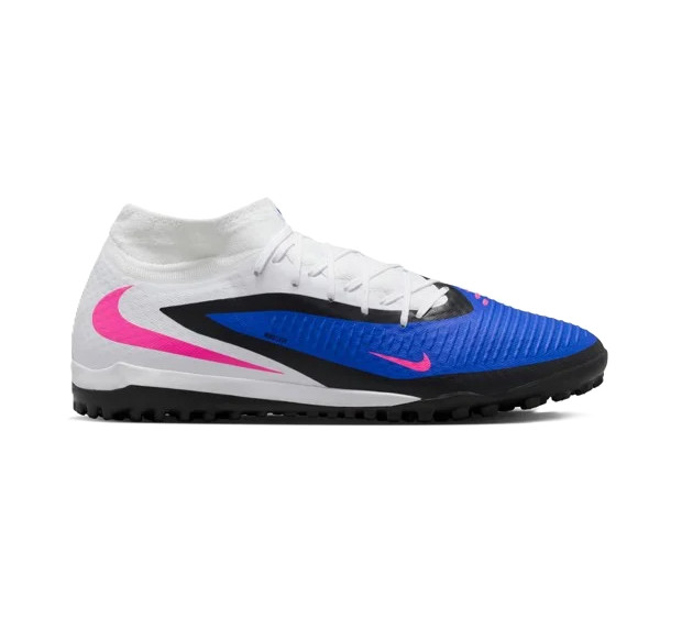 Nike Men’s Phantom 6 High Academy TF Soccer Racer Blue/White/Pink HQ2277-446 K