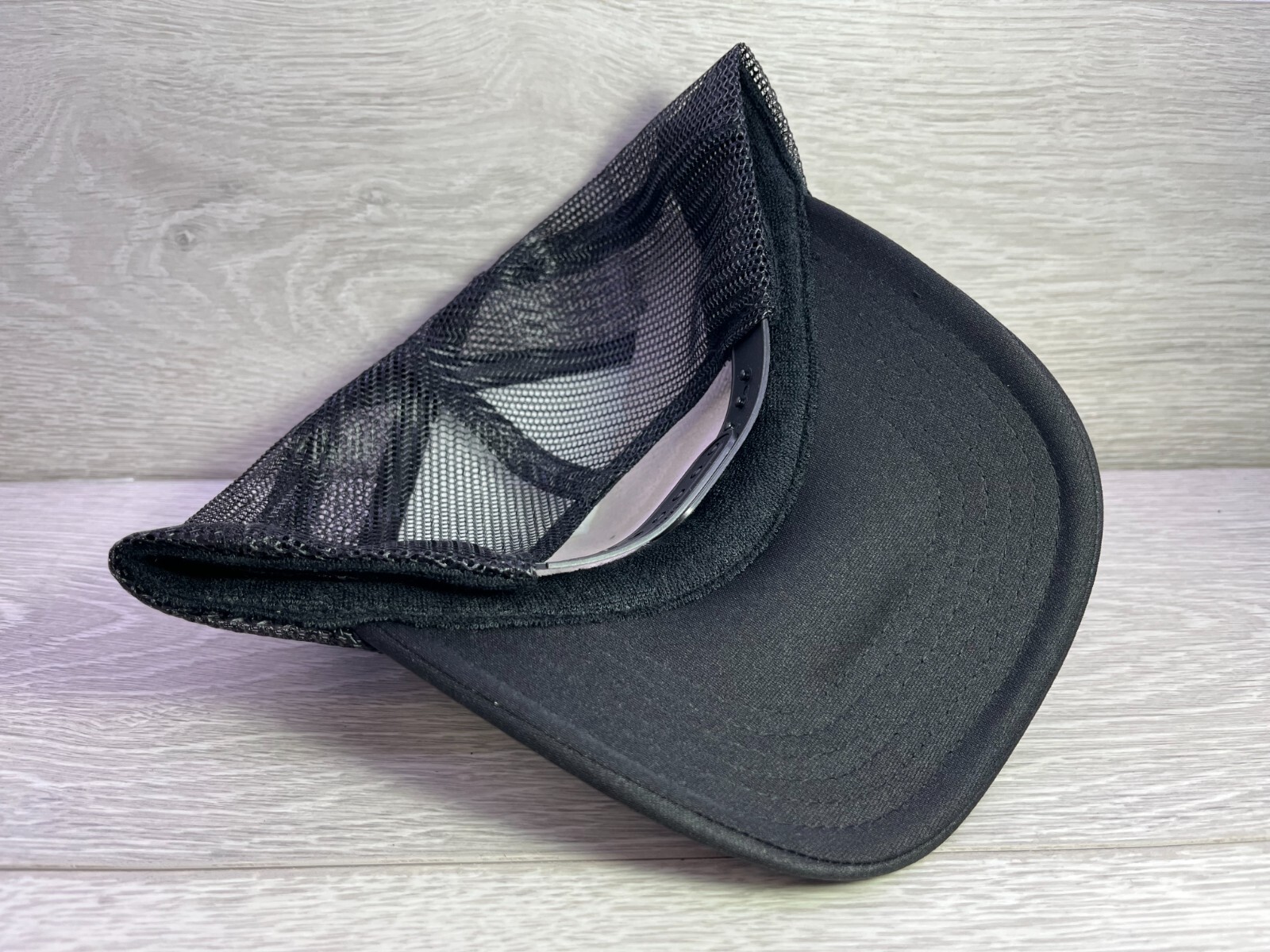 HAVE A NICE DAY FLOWER BLACK 2 HAT 5 PANEL HIGH CROWN TRUCKER SNAPBACK VINTAGE