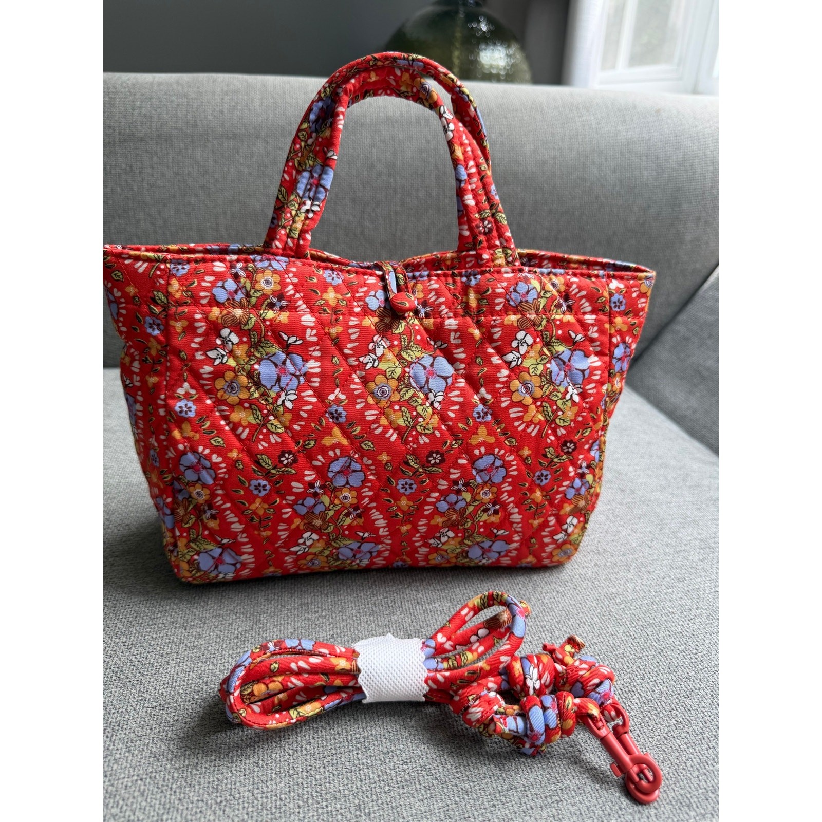 Vera Bradley Mini Hathaway Tote Bag Garden Paisley NWOT