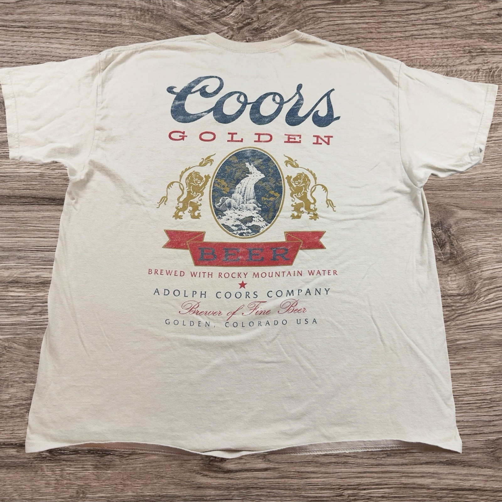 Coors Banquet / Junk Food Clothing / Graphic T-Shirt Adult Size X-Large