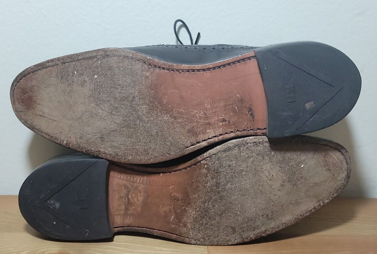 Allen Edmonds “MCGREGOR” Men’s Leather Wingtip Blucher Oxfords Sz 11 Black 4552