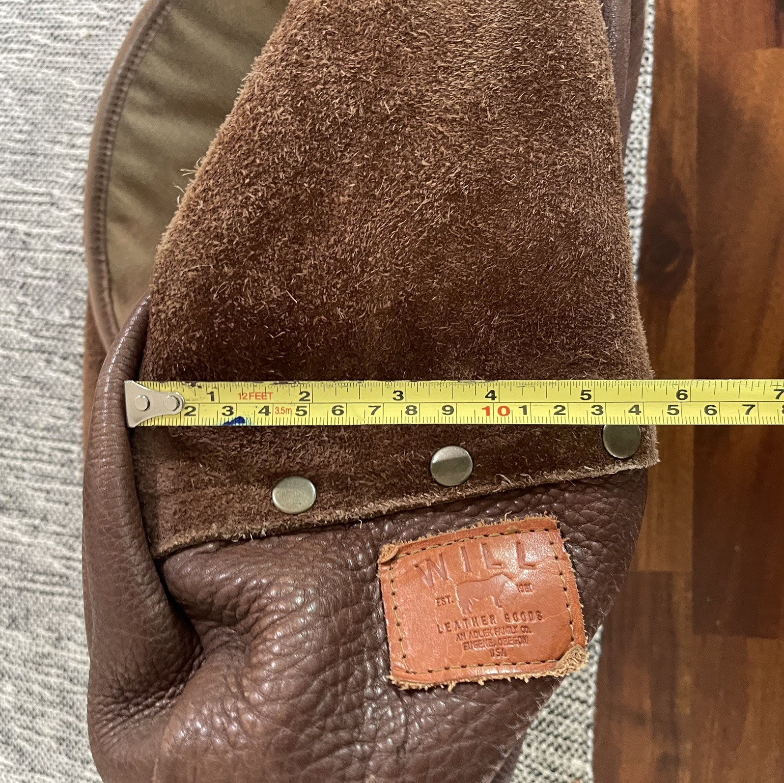 Will Leather Goods Oaxacan Wool & Leather Messenger Postal Bag