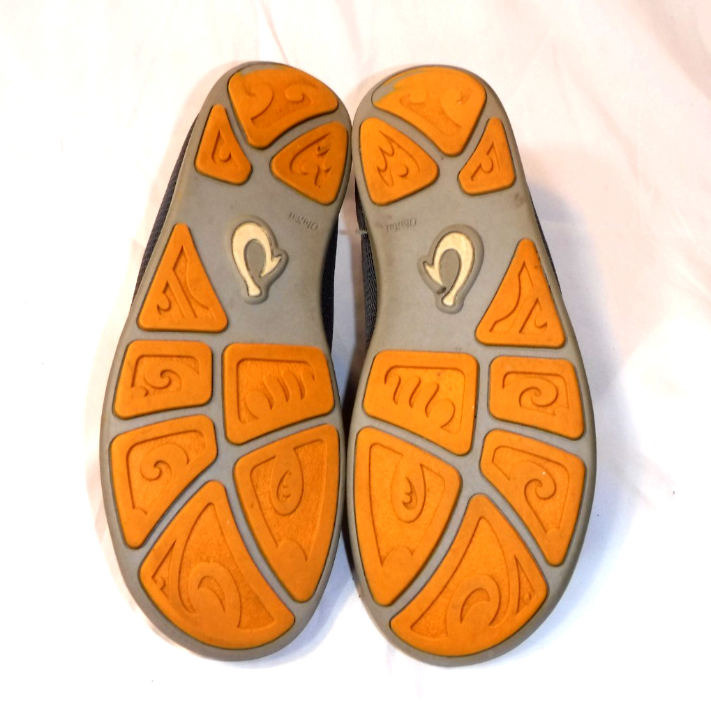 Olukai Nohea Mesh Men’s US 8 EU 41 Dark Gray Grey Slip On Comfort Loafers Shoes