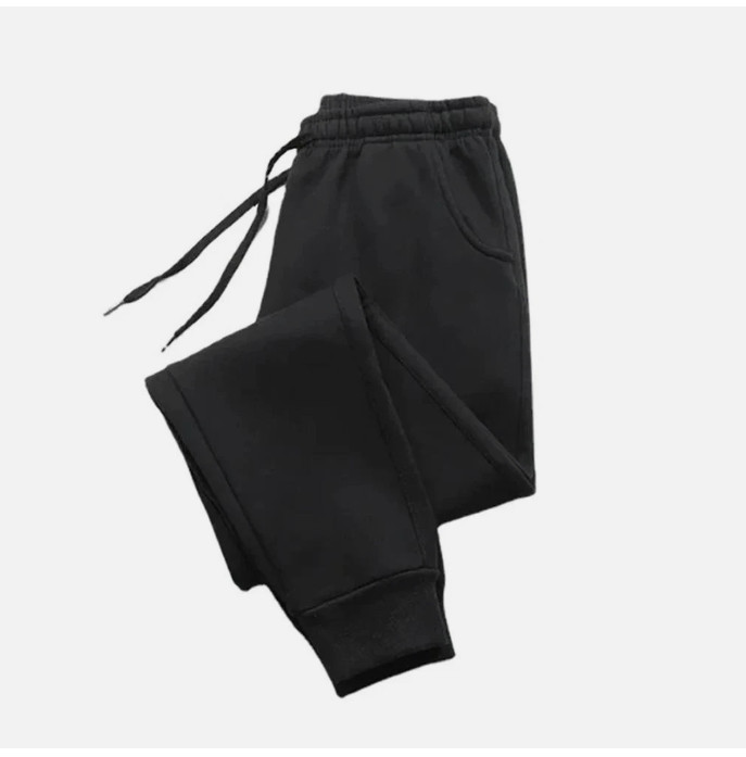 Men’s Casual Pants Autumn Winter Fleece Sweatpants Men Running Jogger Sports