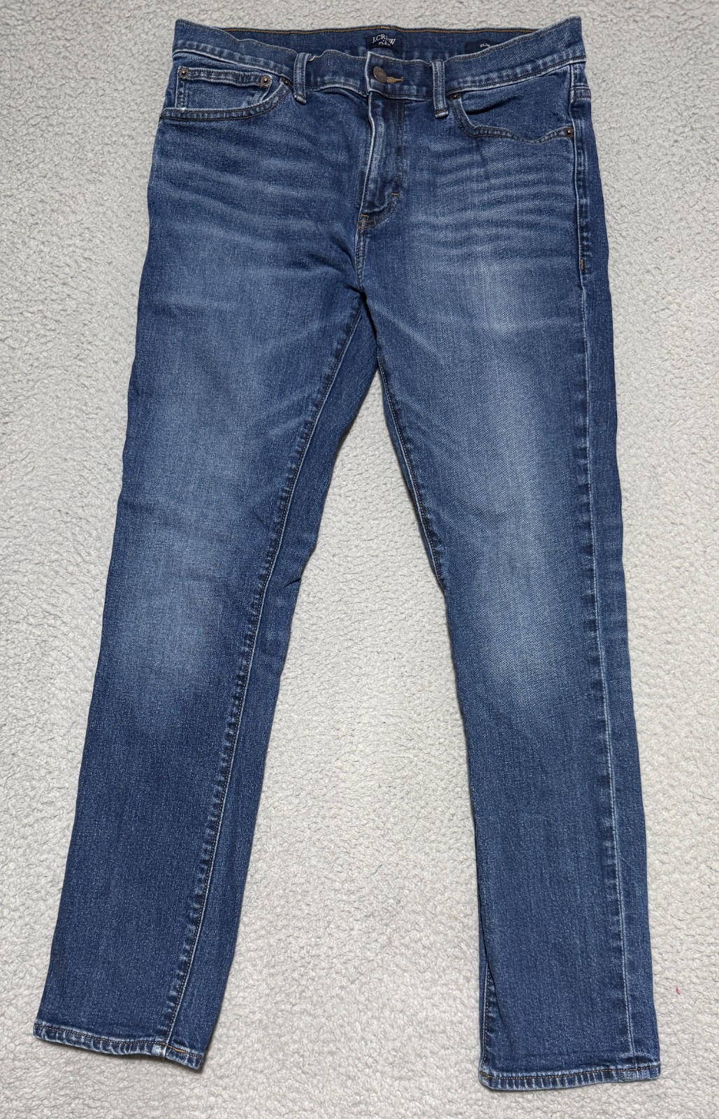 J Crew Flex Slim Fit Jeans Mens 30×29 Stretch Medium Wash