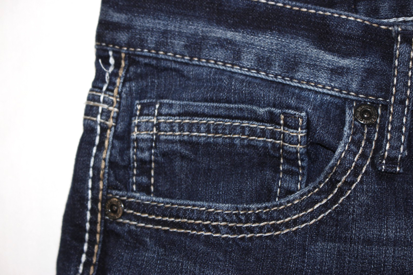 Buckle BKE Jeans Men’s 34×36 Jake Straight Stretch Distressed Dark Wash