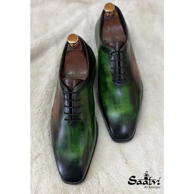 CLASSIC WHOLECUT HAND FINISHED TIGER LOAFERS ANTIQUE (Made To Order)