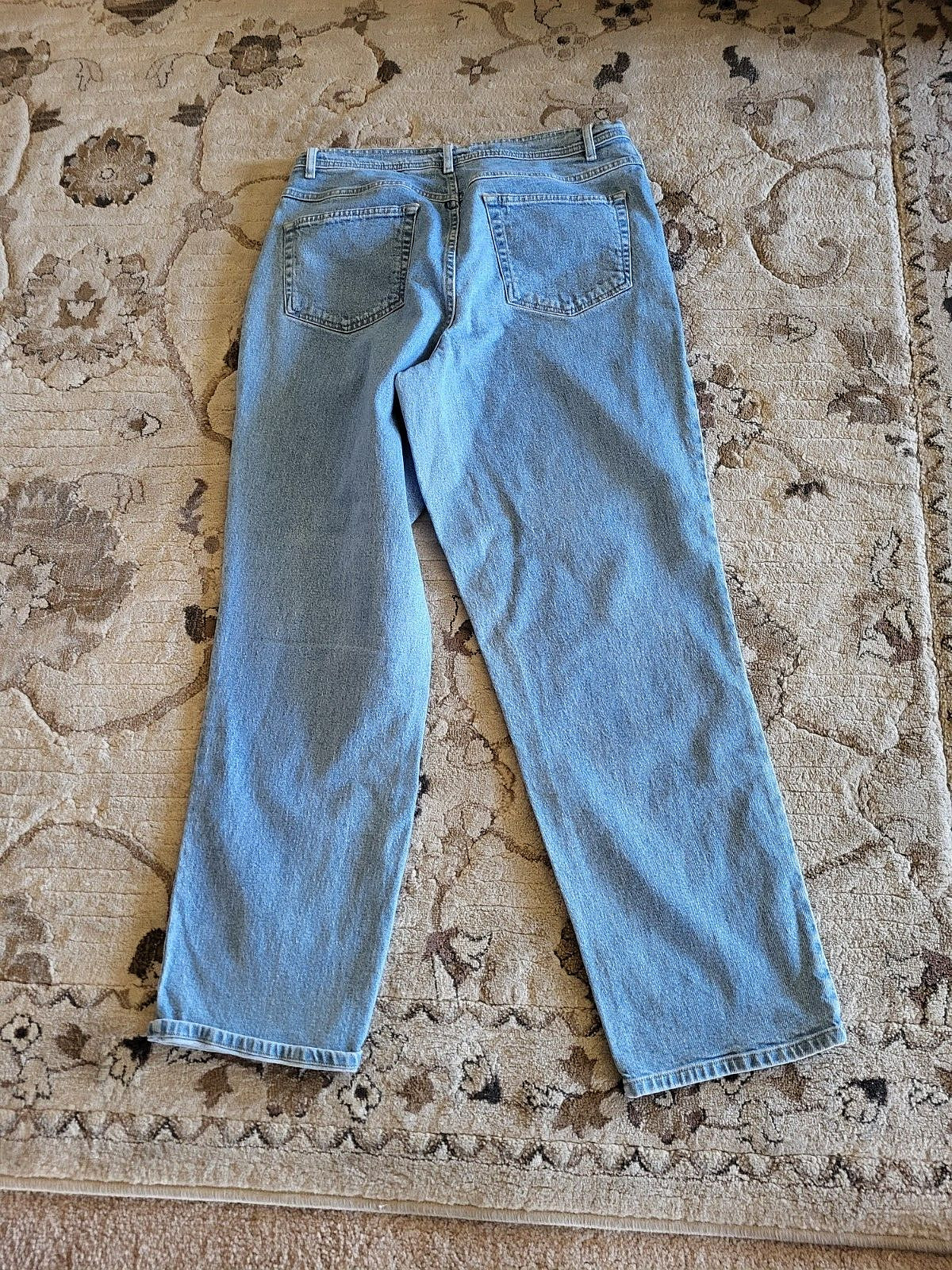 Women’s JUST MY SIZE jms STRETCH Jeans 18W/33 Faded Denim 98% Cotton, 2% Spandex