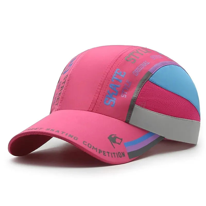 Quick Dry Baseball Cap Men Women Outdoor Sports Adjustable Sun Hats