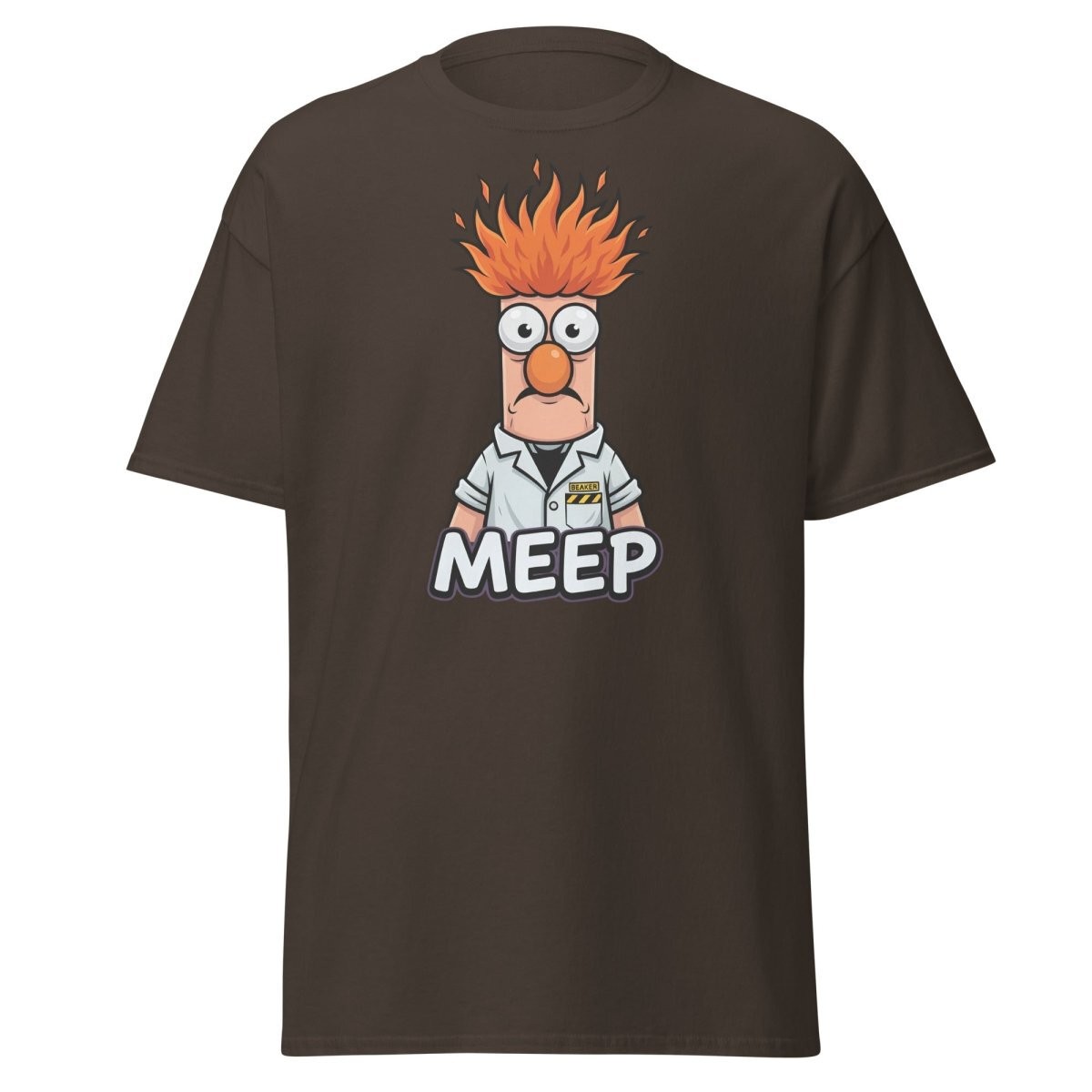 Beaker Muppet Meep T-Shirt – Funny Scientist Cartoon Tee