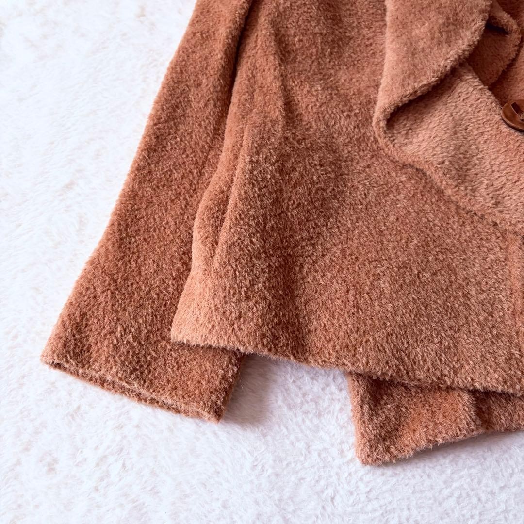 Max Mara Boa Jacket, Alpaca Wool, Camel Color, Size XS
