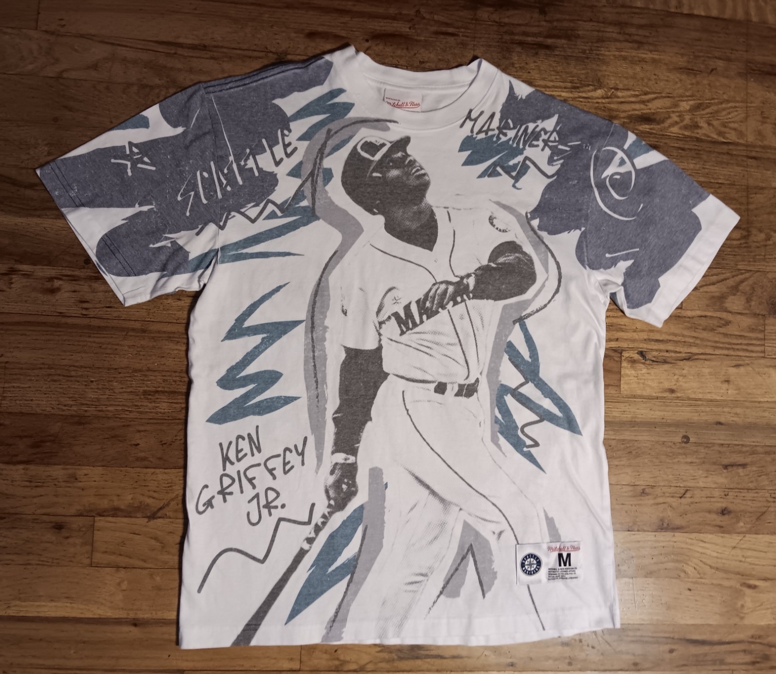 Seattle Mariners Ken Griffey Jr AOP t-shirt MLB baseball seahawks sonics kraken