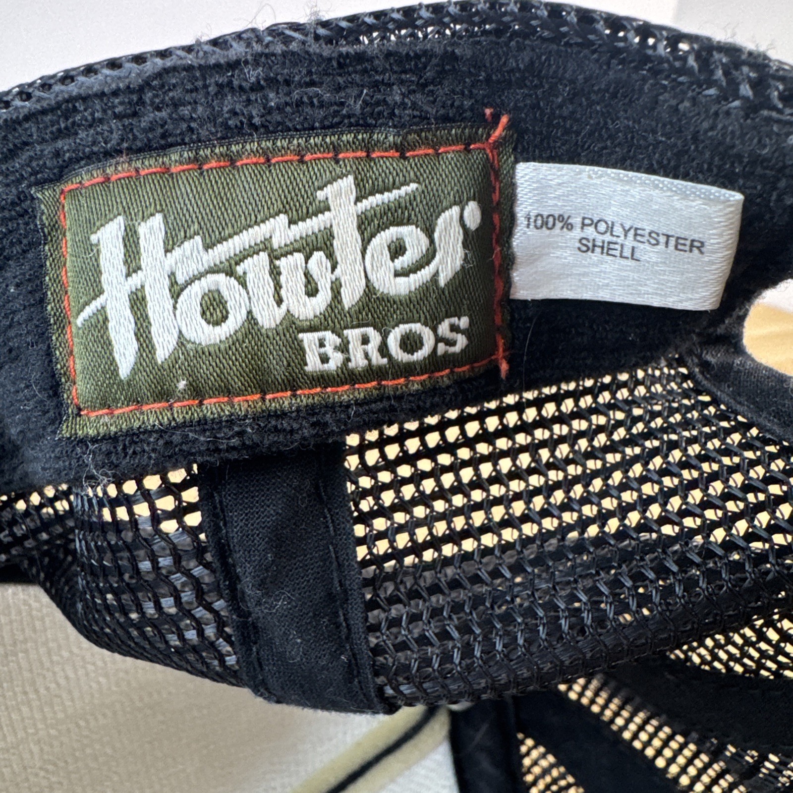 Howler Bros Mesh Foam Polyester SnapBack Hat Heed The Call Black Trucker Cap
