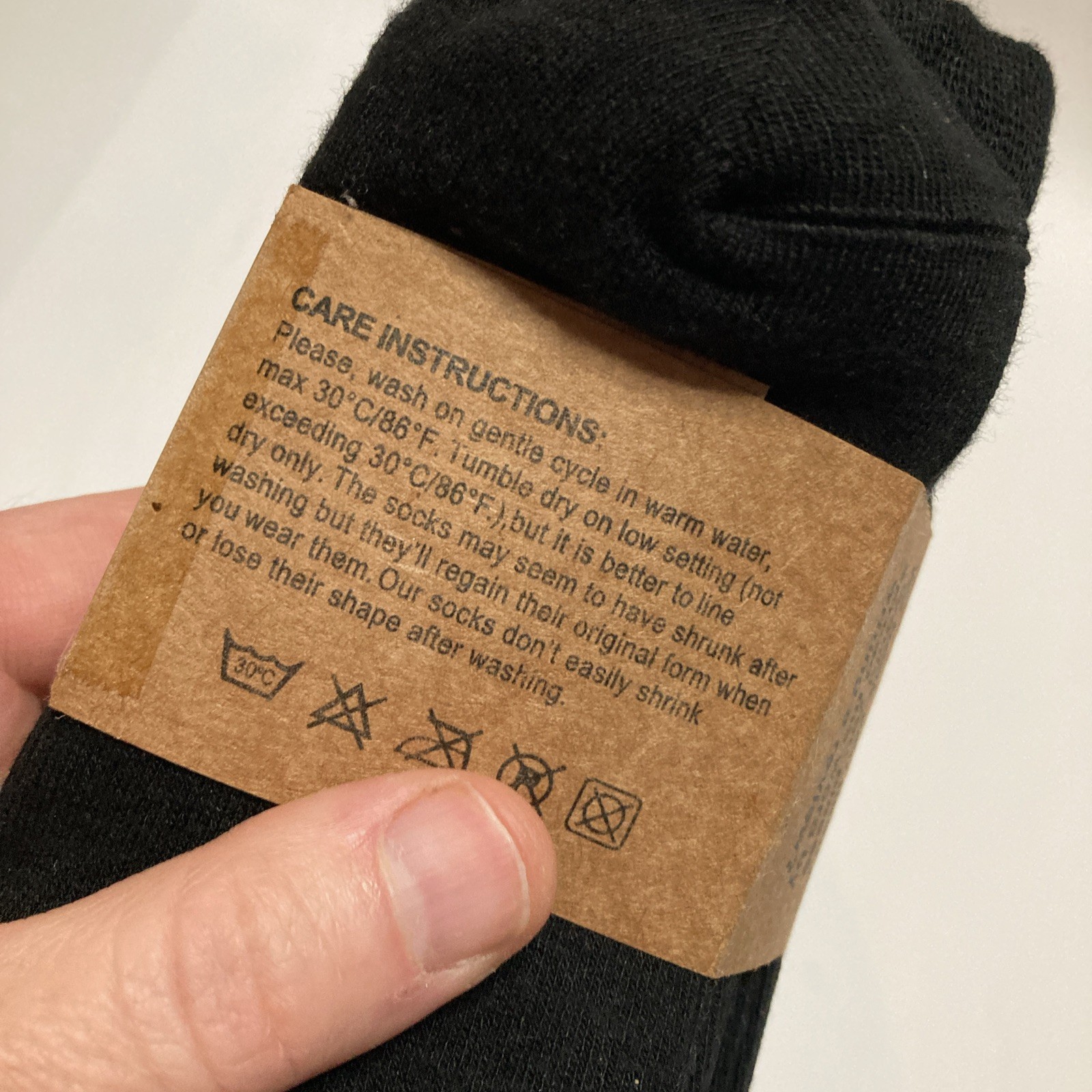 Hugh Ugoli Black Bamboo 3-Pack Crew Socks Women’s Size 6 – 9