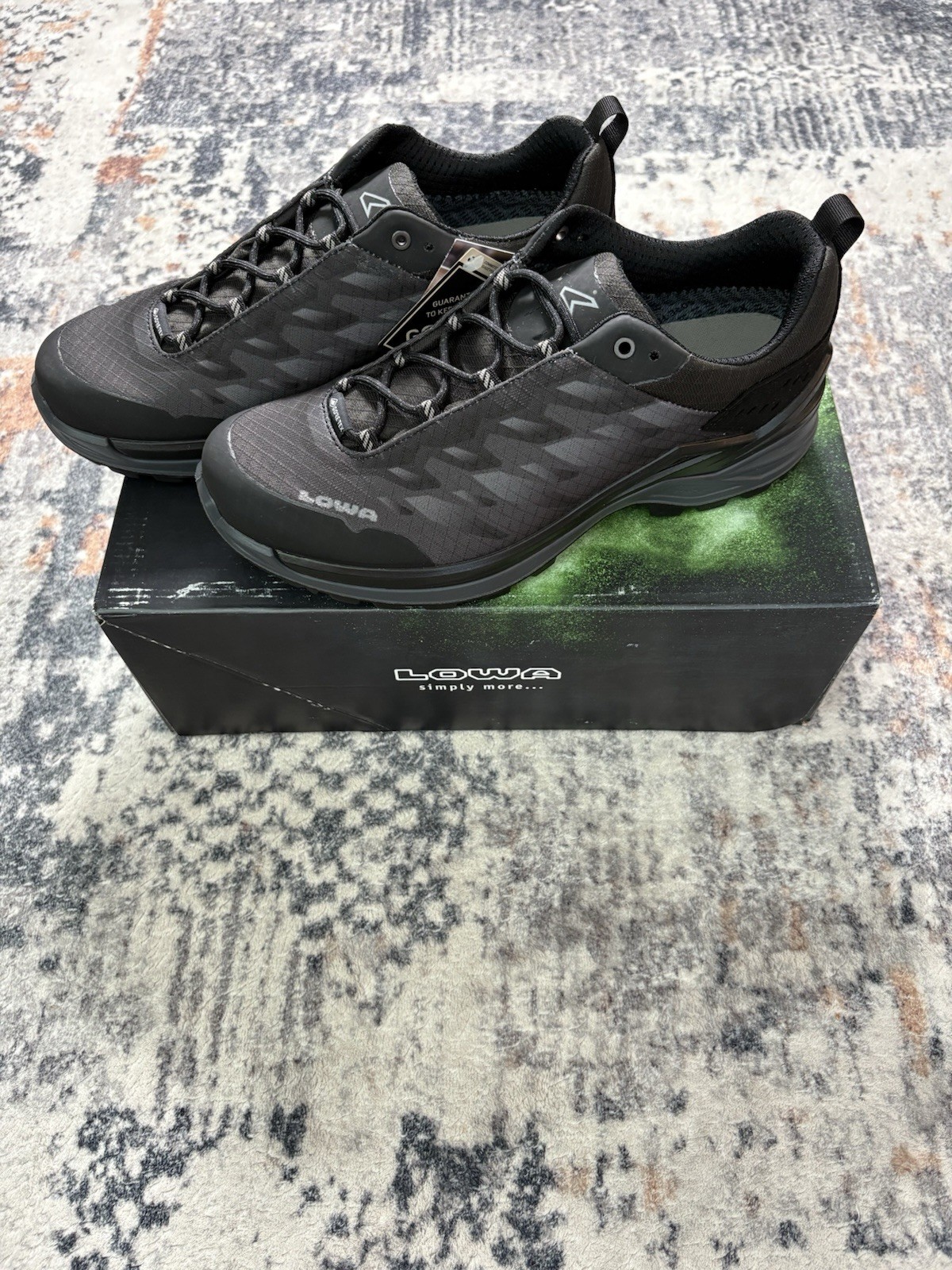 LOWA FERROX GTX LO Shoes Black/anthracite 311696 9937 Size: 8