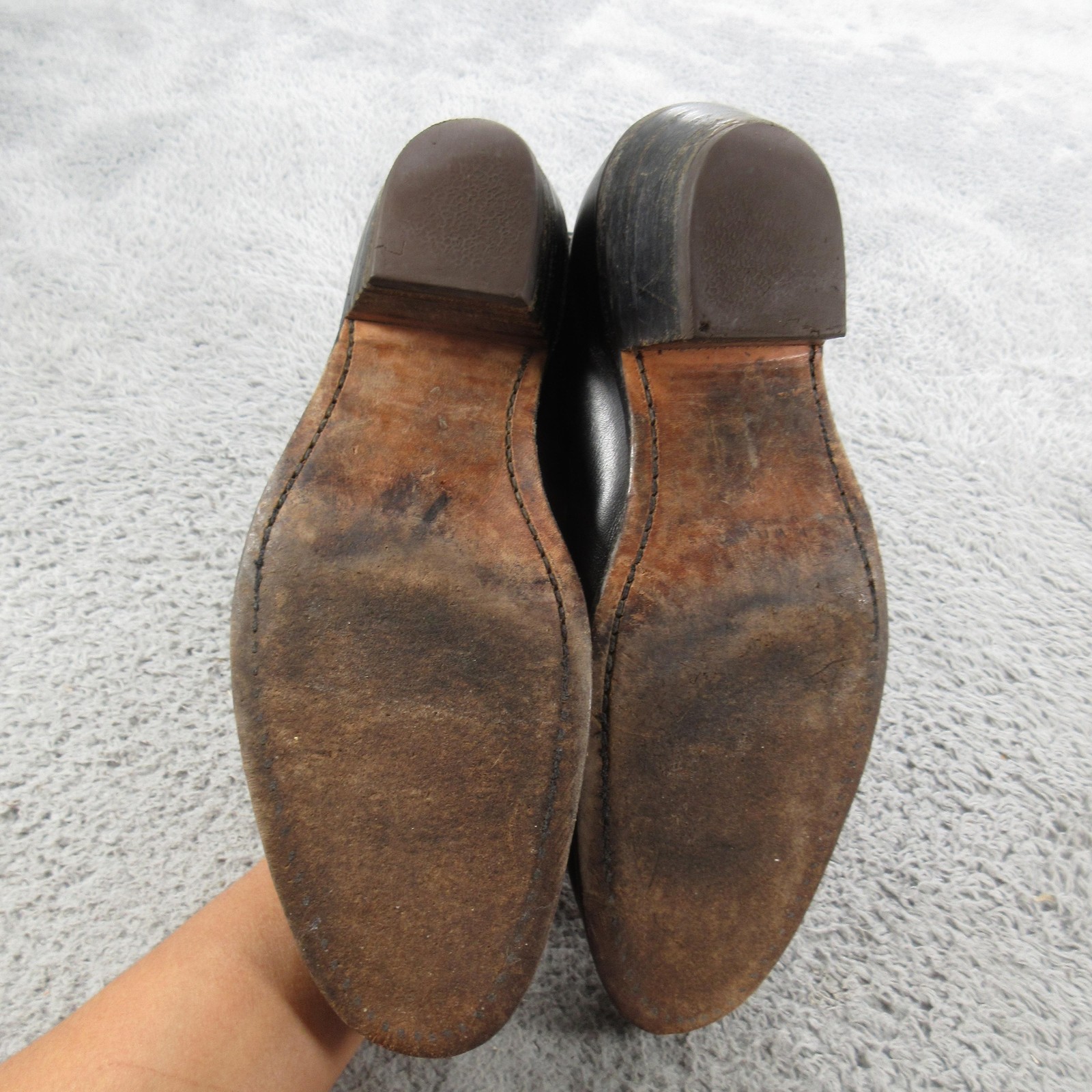 R.M. Williams Chelsea Boots Mens Size 9.5 Black Leather Pull On Ankle Casual