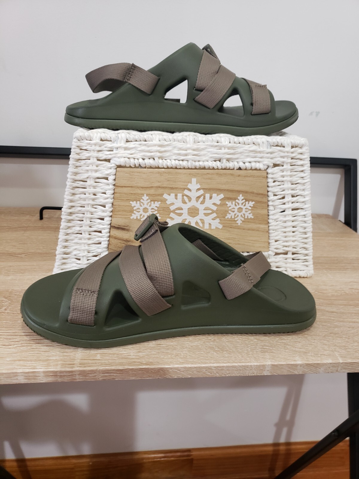 Chaco Men’s Chillos Sports Sandal Size US 8 UK 7 Green Moss