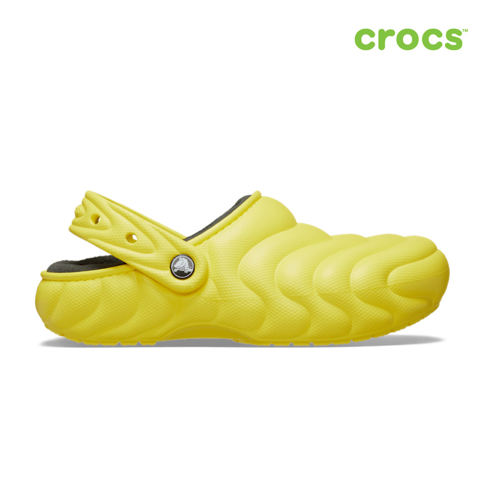 NEW CROCS Classic Lined Overpuff Clog 210059 Cyber Yellow UNISEX SIZE