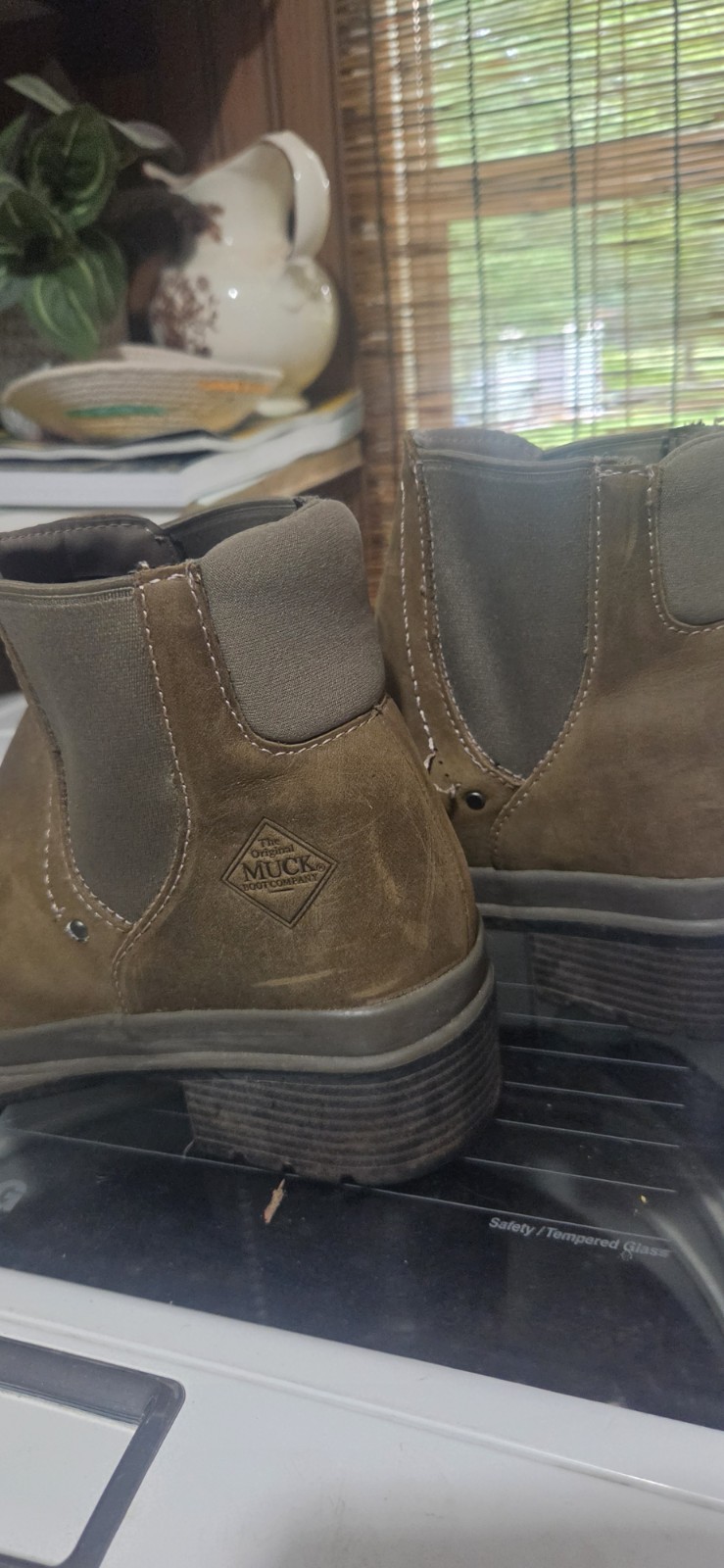 Pull On Muck Boots Size 9 Leather