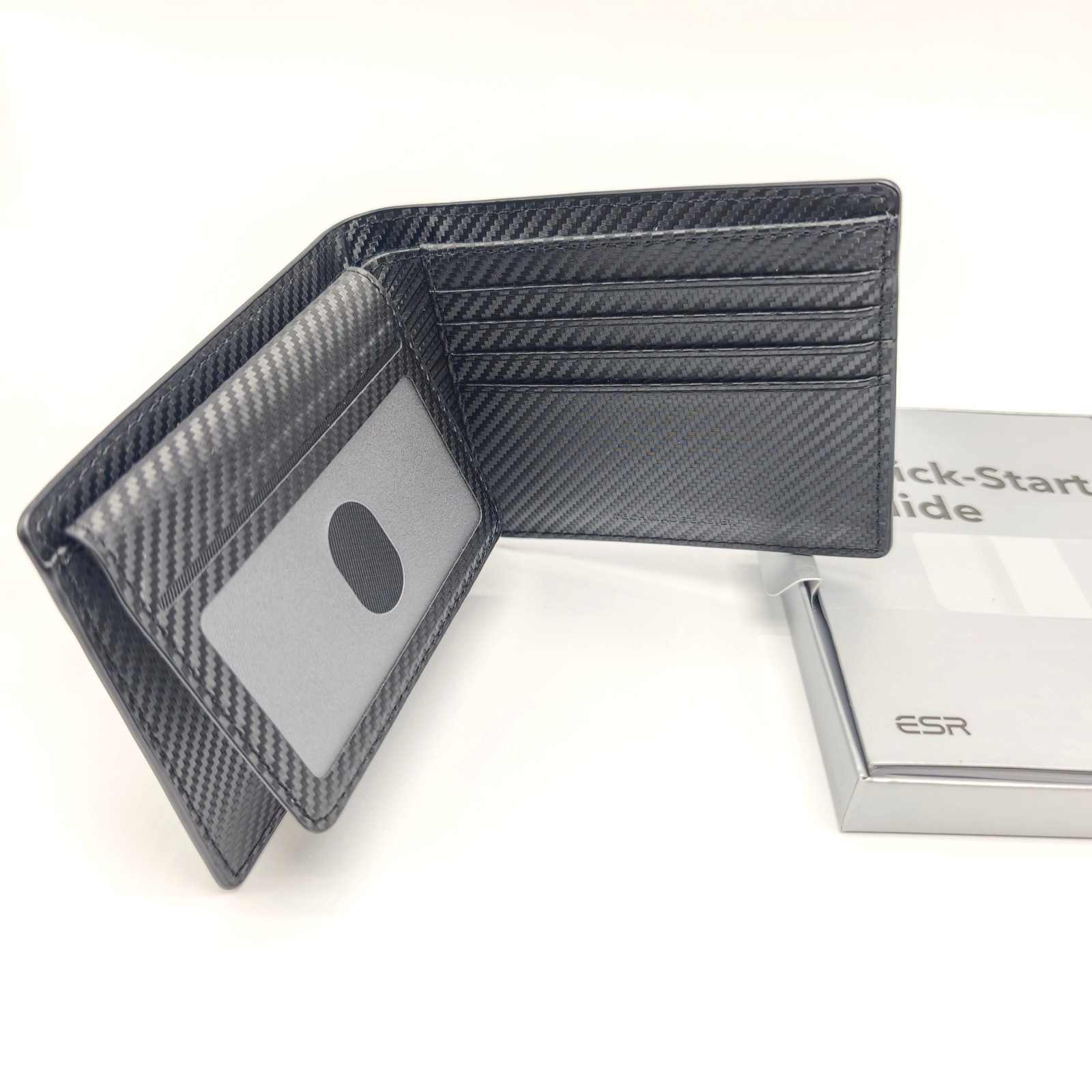 ESR Geo Wallet with Find My, RFID Blocking, GPS Wallet for Men, Wallet Tracker