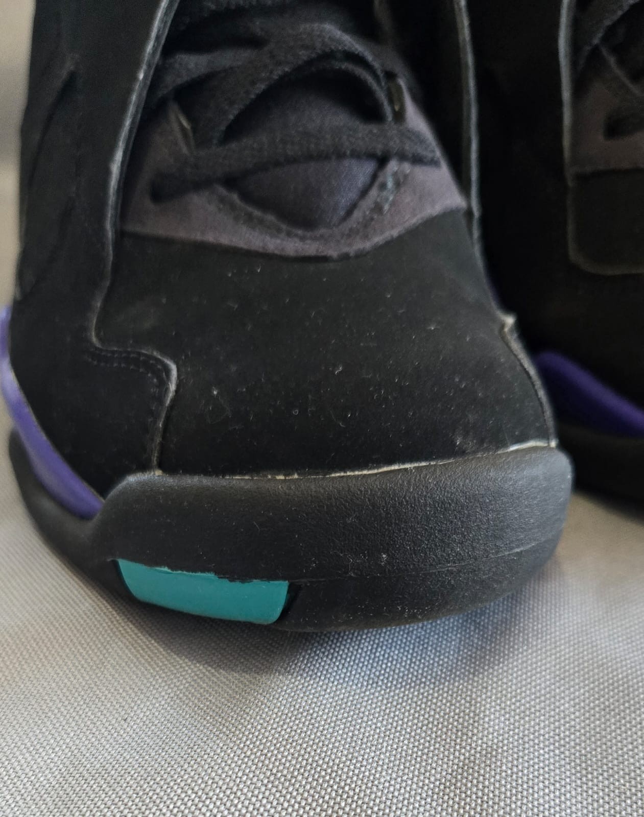 Air Jordan 8 Retro Black Bright Concord Aquatone Men’s US 9.5 UK 8.5 305381-041