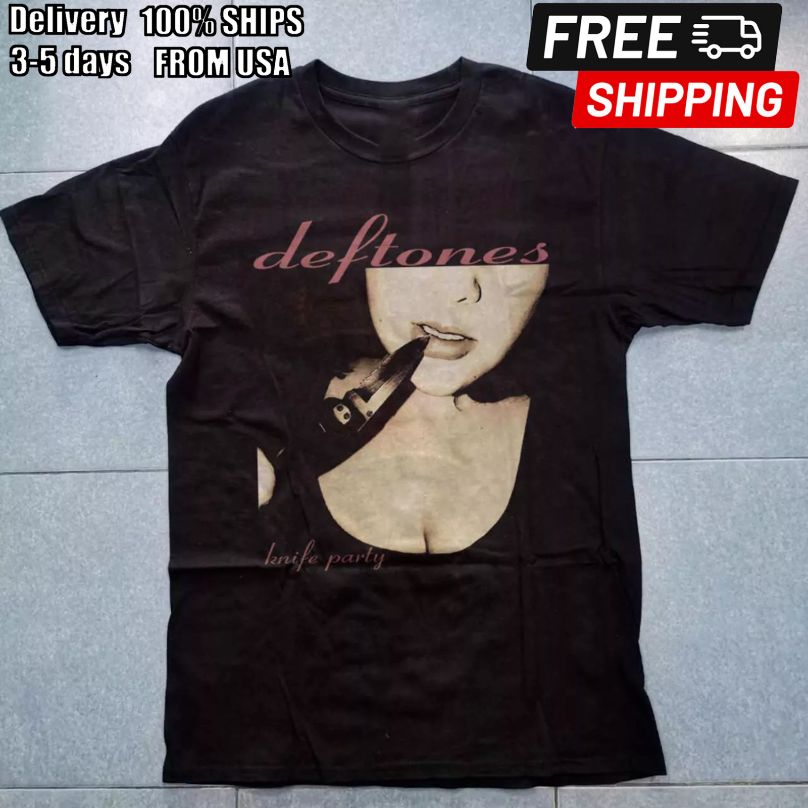 Deftones Knife Party Band Gift For Fan S to 5XL T-shirt TMB4869