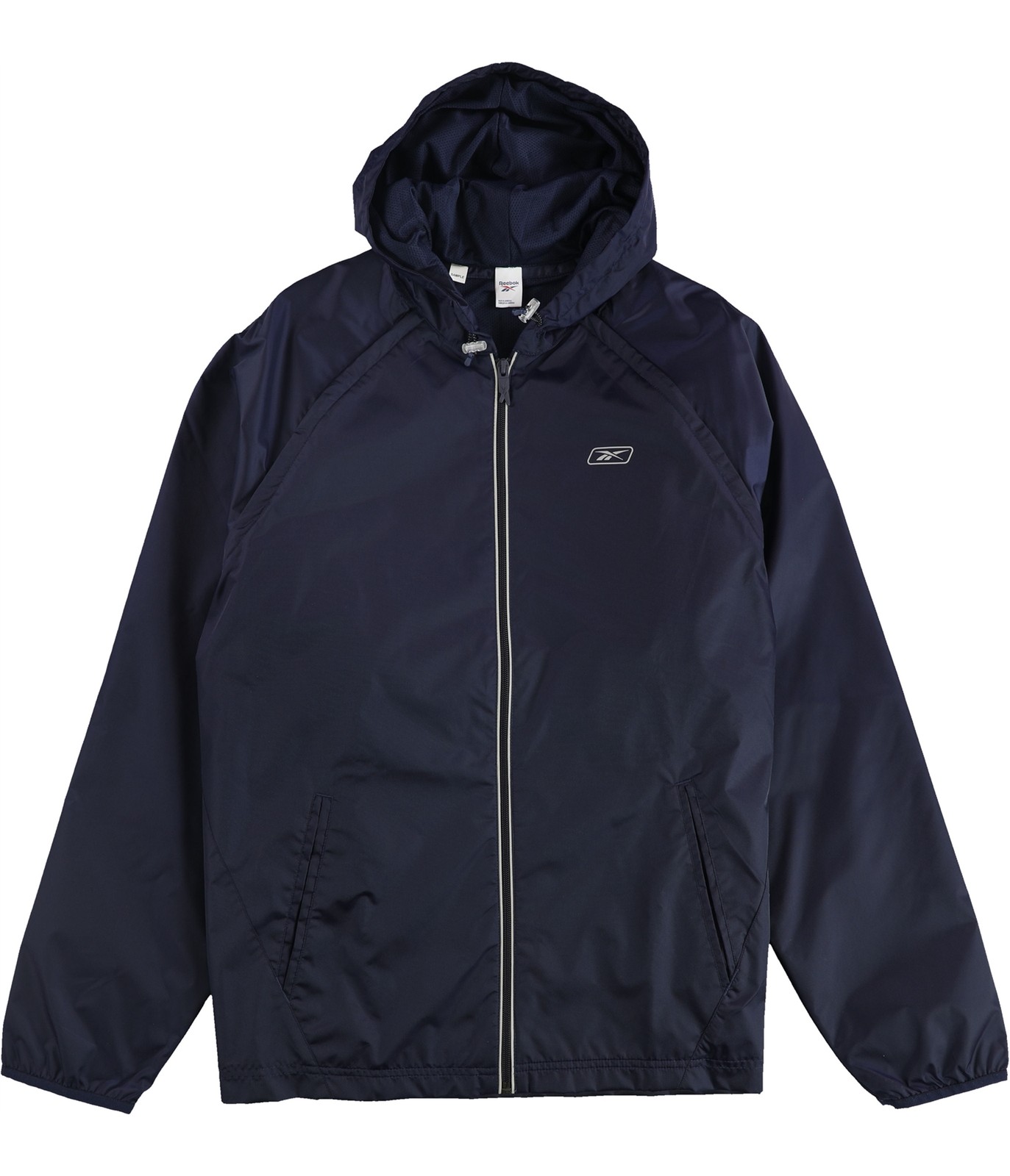 Reebok Mens Premier Zip Off Sleeves Windbreaker Jacket, Blue, Medium