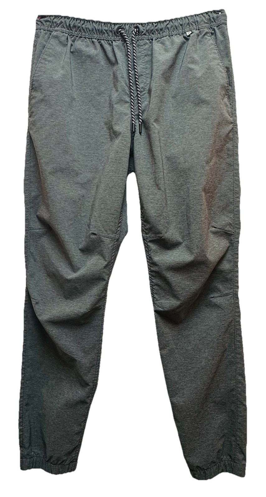 Hurley Pacer Men Stretch Twill Joggers XL Gray Cotton Pants Athletic Pockets