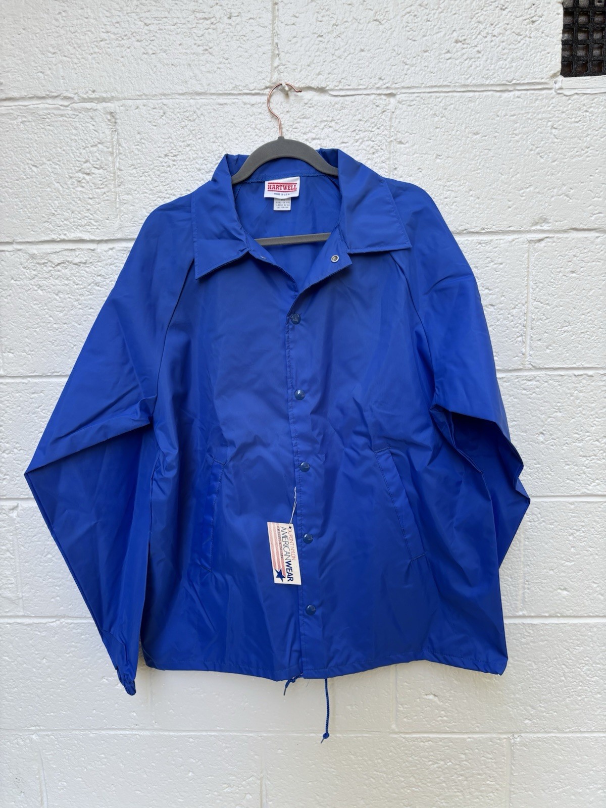 Vintage NWT Pepsi Jacket Mens Large Aloha 88 Hartwell Blue Snap Windbreaker
