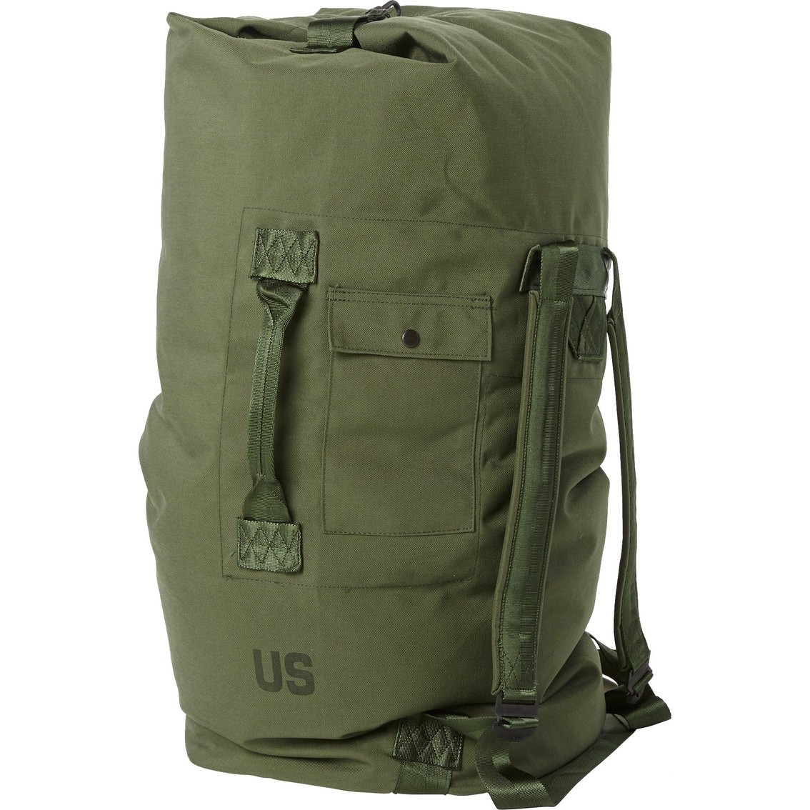 US Military GI Cordura ‘Sea Bag’ Duffel Bag, Olive Drab – Used
