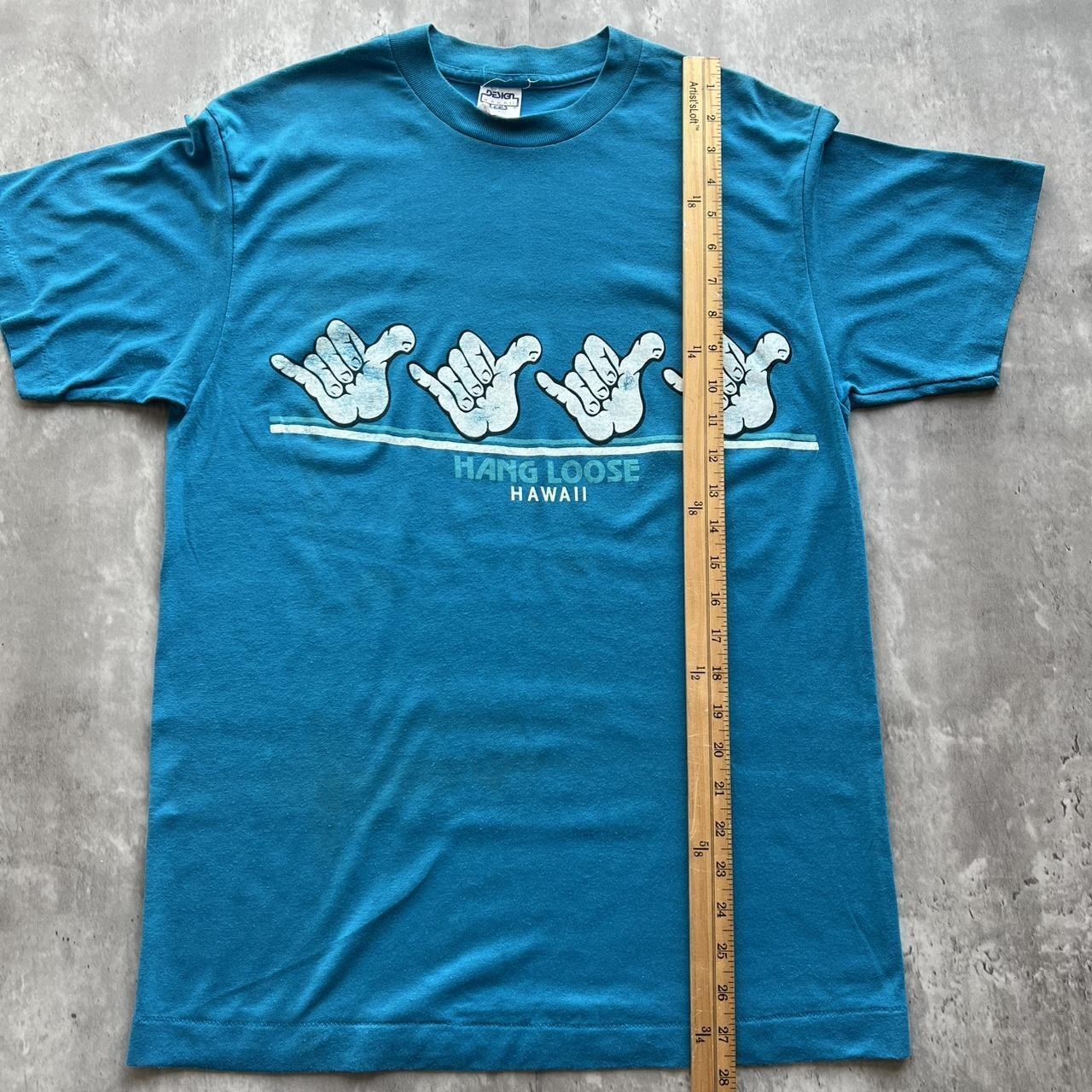 Vintage Hang Loose Hawaii Single Stitch T Shirt Made In USA