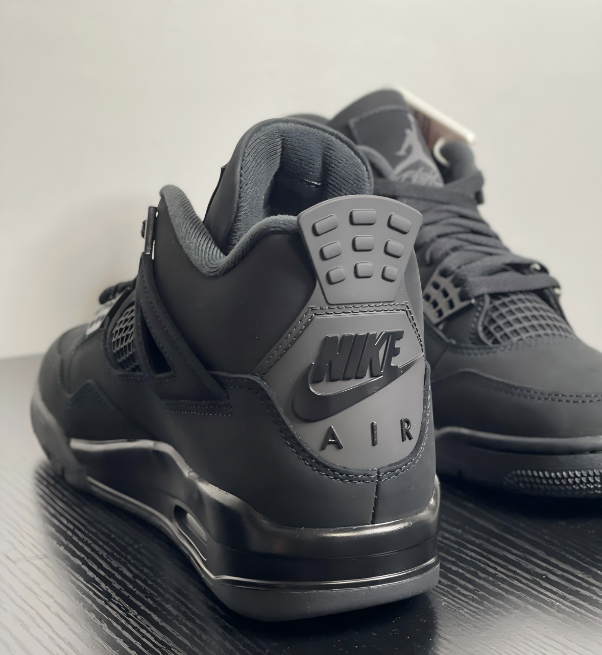 2025 Jordan 4 Retro “Black Cat”Men’s Black Basketball Shoes Mid-Top