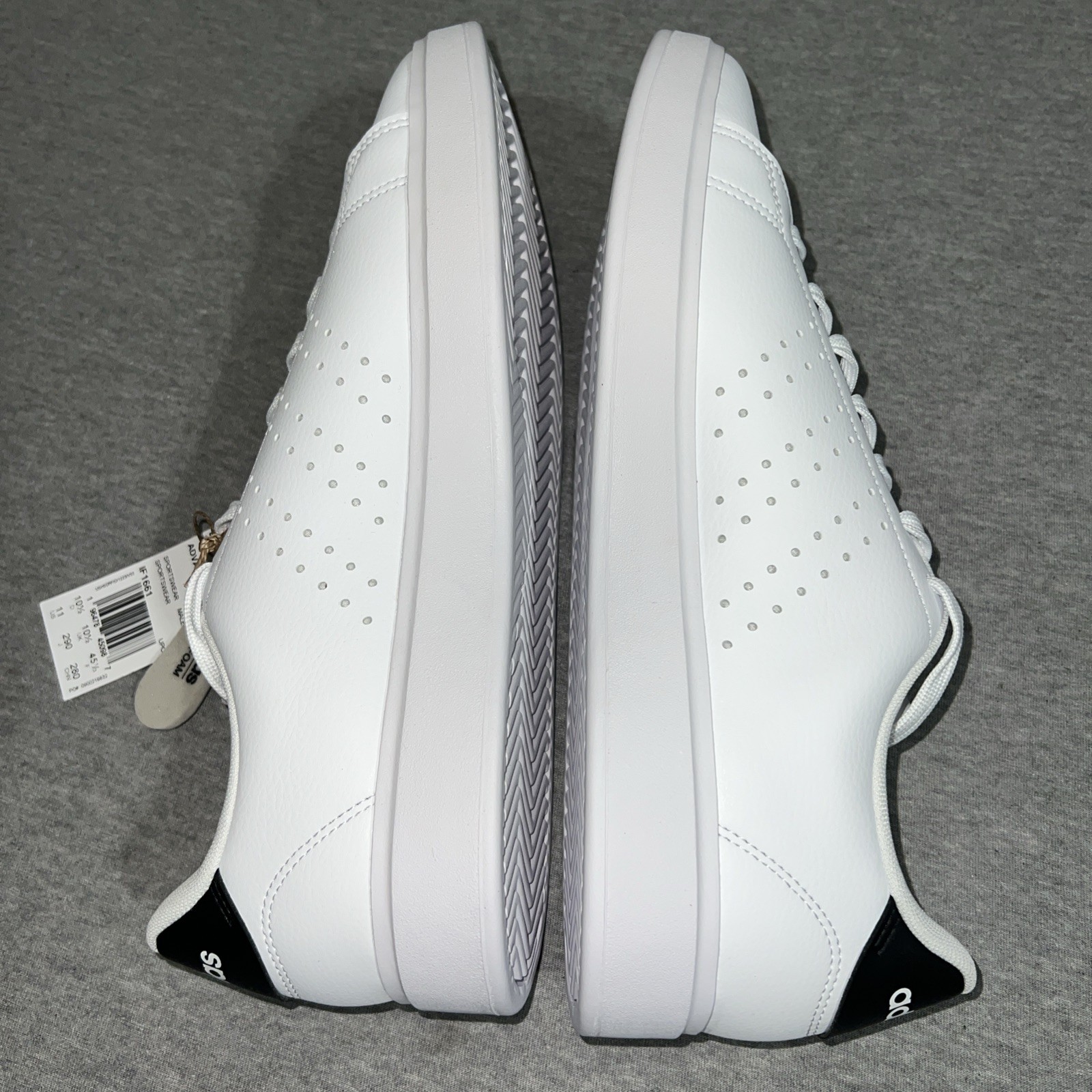 Adidas Advantage 2.0 White Black Legend Ink Sz 11 IF1661 Sneaker Sportswear