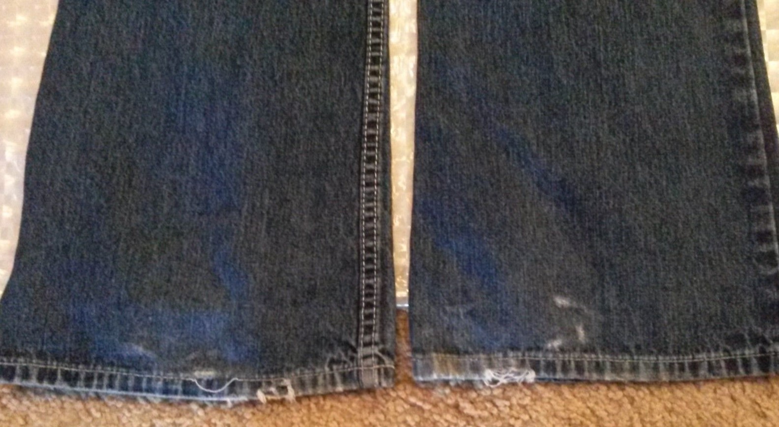 Jordache Size 16 Junior/Woman Shiny Bling Stars See Back Hems Where Worn.