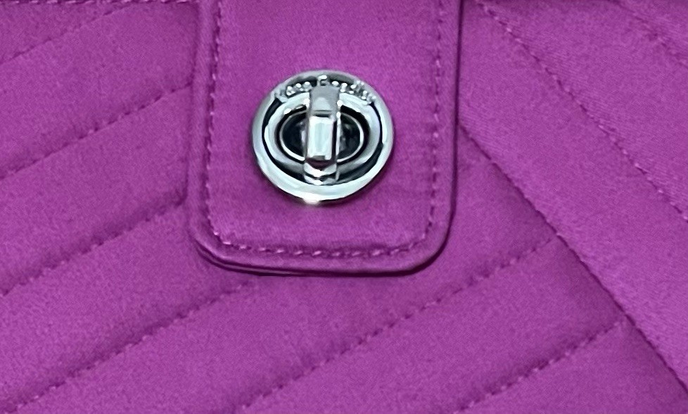 *NWT* Small Vera Tote and Turnlock Wallet in Dark Raspberry