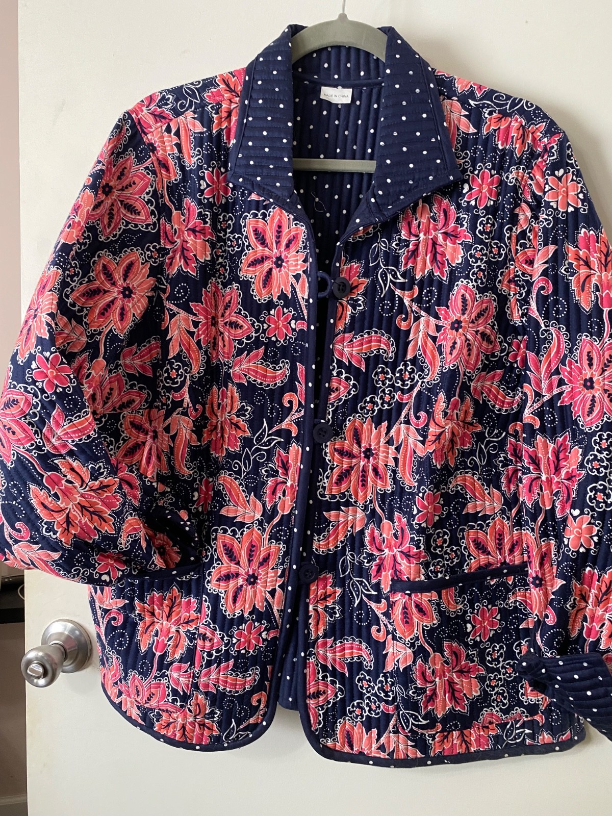 Appleseeds reversible quilted jacket 1x