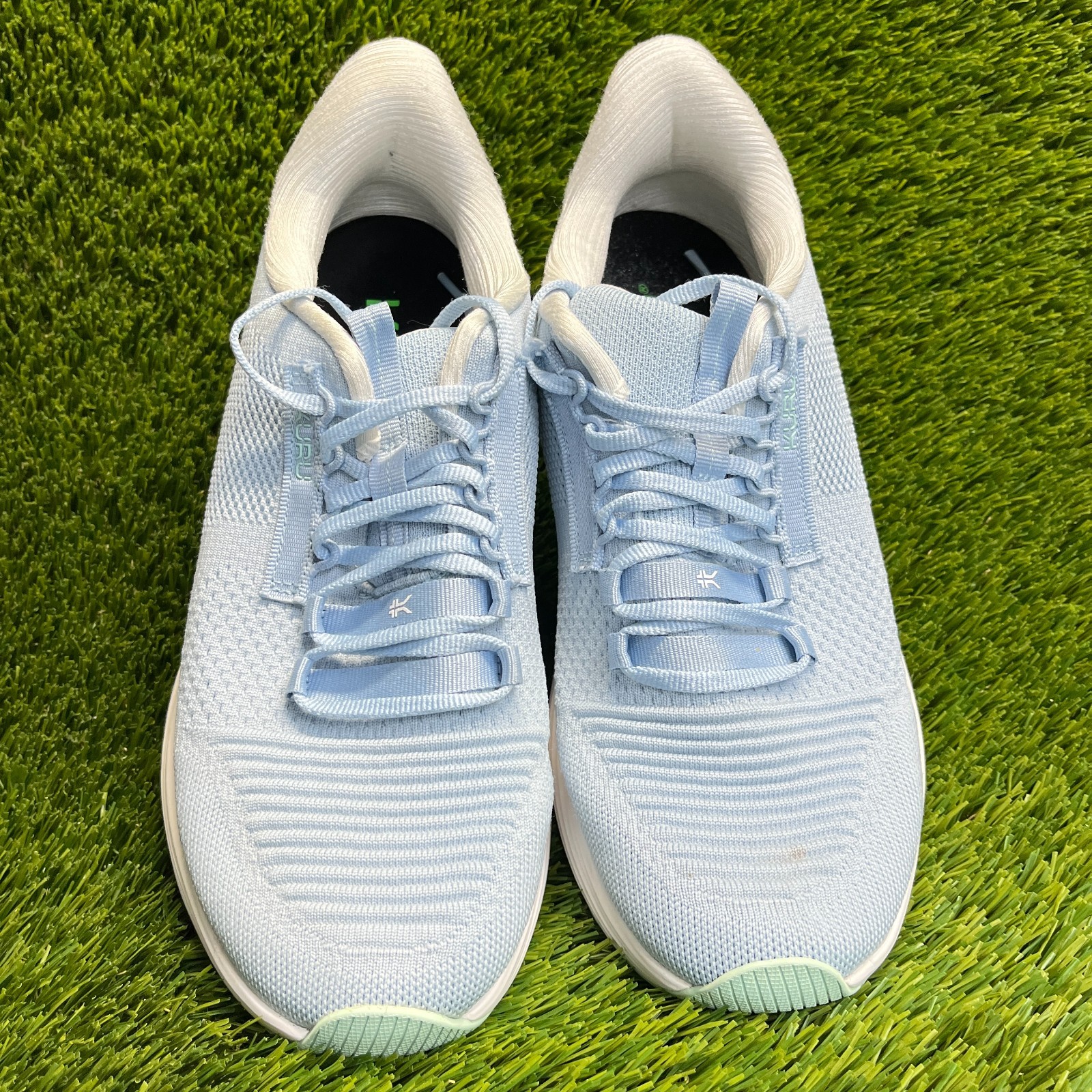Kuru Atom 2 Womens Size 10D Blue White Athletic Running Walking Shoes Sneakers