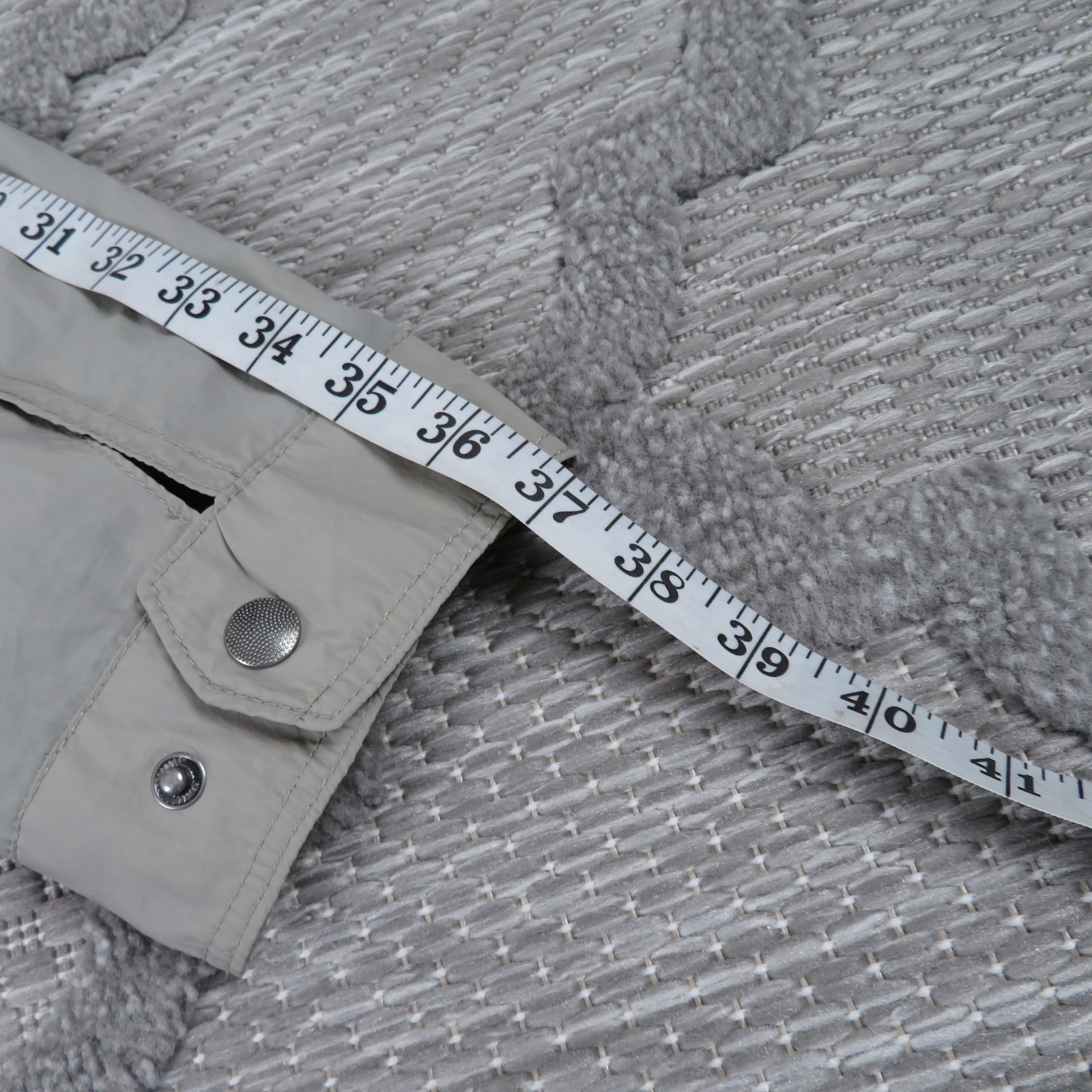 Lucky Brand Jacket Mens XXL Grey Nylon Moto Windbreaker Biker Utility Snap