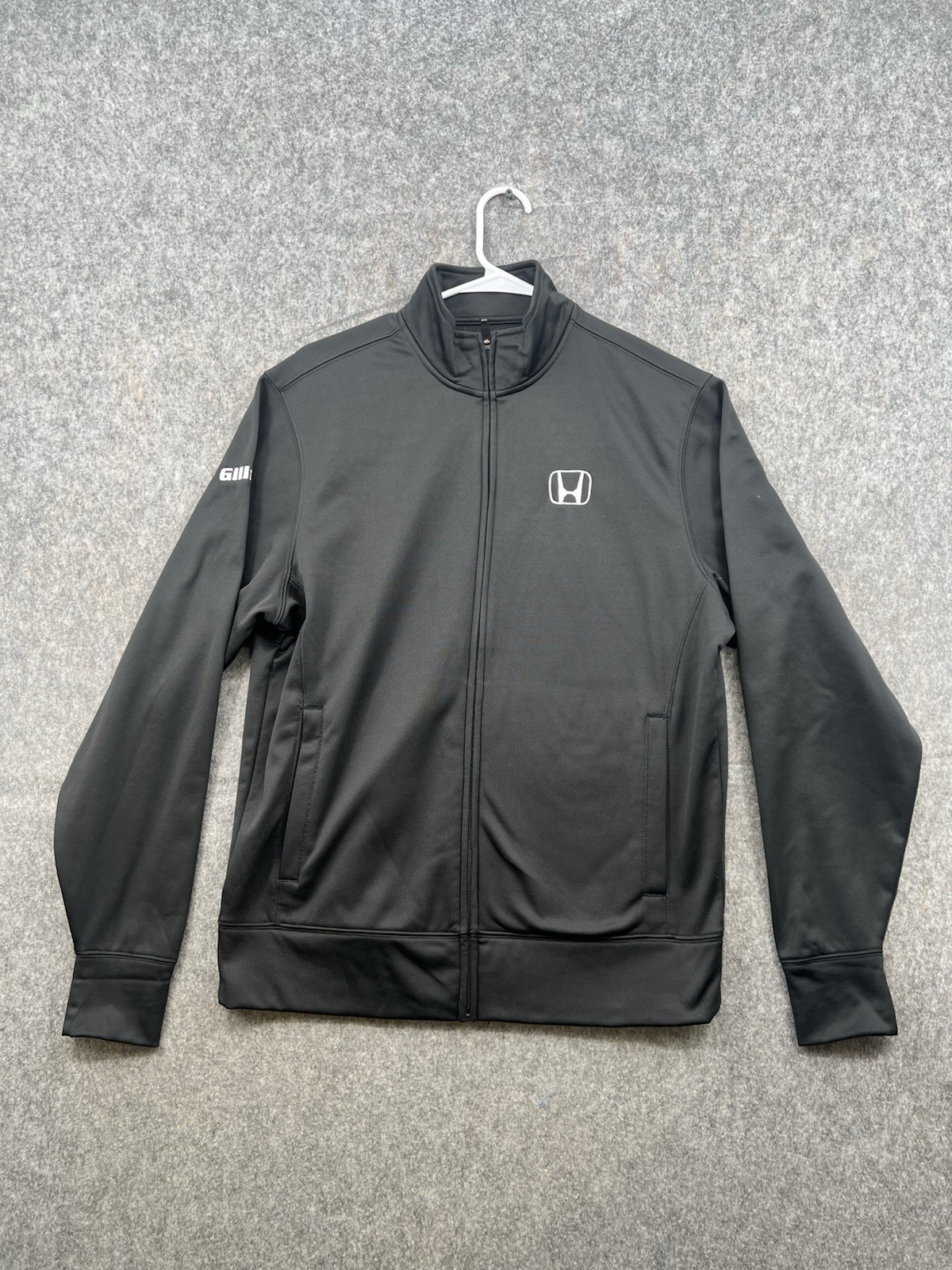 Sport-Tek Honda Gillman Logo Black Soft Shell Jacket Work Uniform Size Small