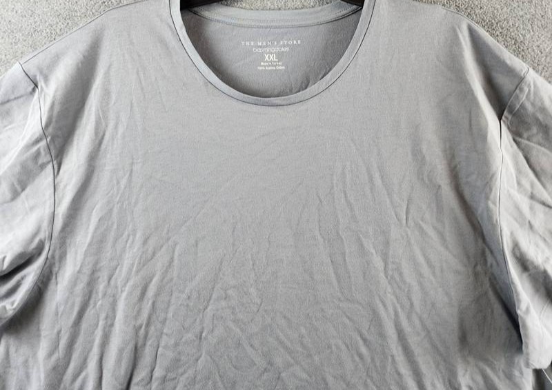 The Men’s Store at Bloomingdale’s Supima Cotton Tee Men’s XXL Blue Gray Pullover