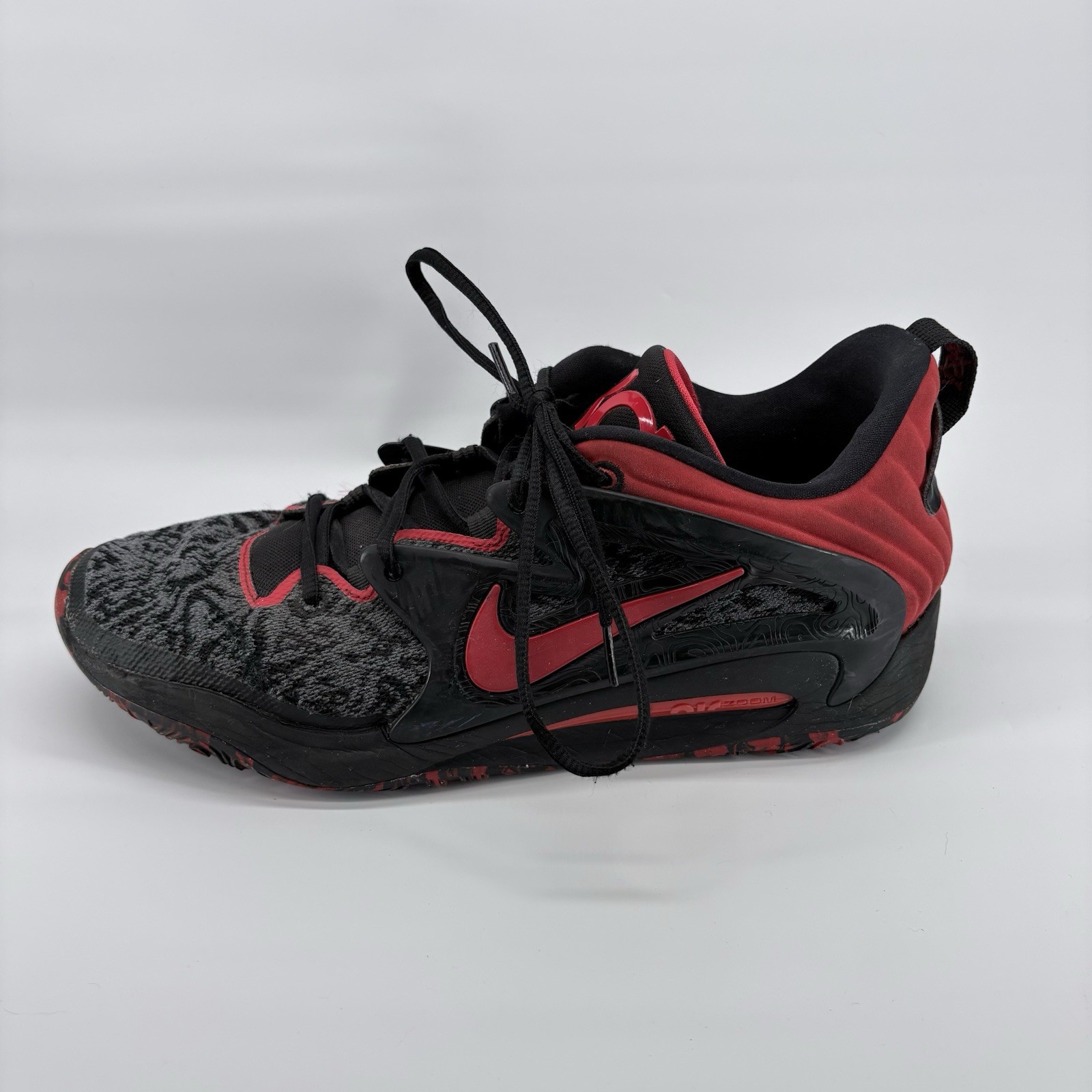 Nike KD 15 Bred Basketball Shoes Red and Black *READ*