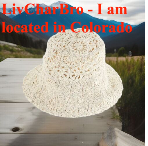 Oversized Phluid Project Gender Neutral Crochet Boho Lined Knit Bucket Hat Ties