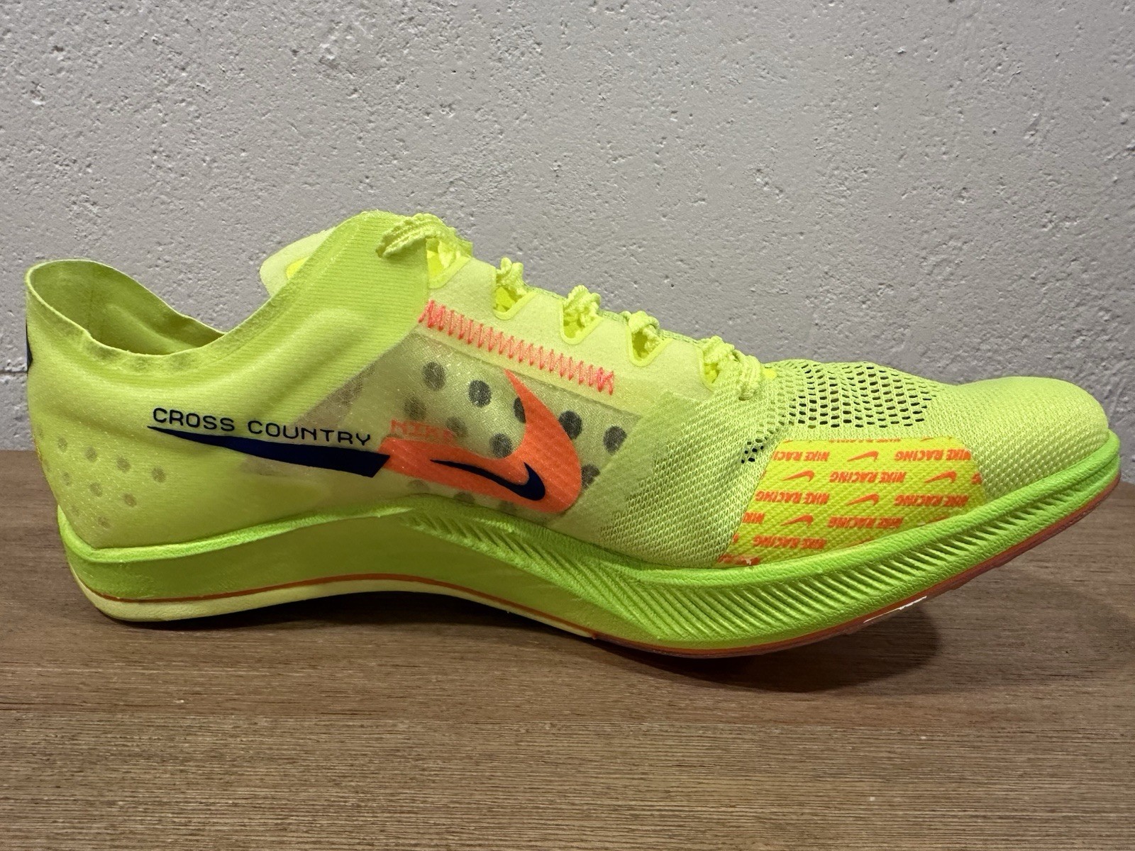 Nike ZoomX Dragonfly XC Cross-Country Spikes Mens 9.5 Yellow DX7992-701 New