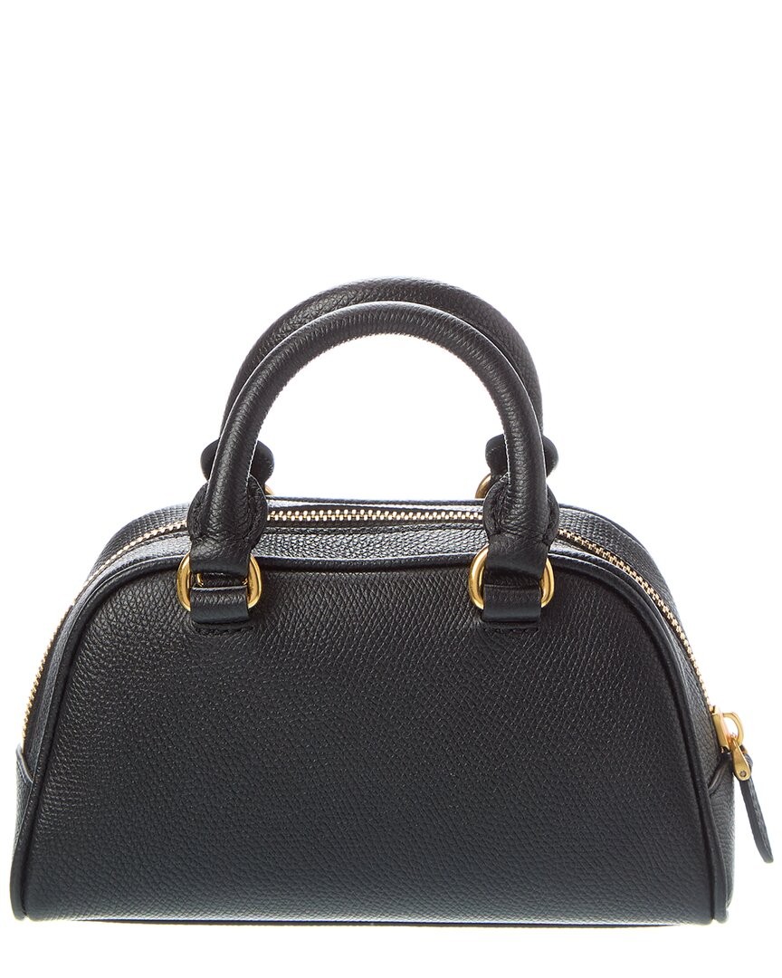 Valentino Vlogo Signature Mini Leather Shoulder Bag Women’s Black